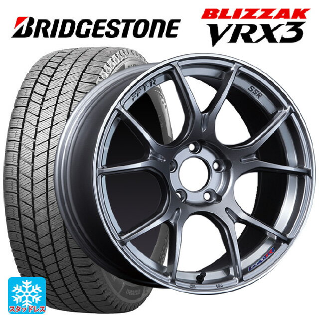 165/50R16 75Q ブリヂストン ブリザック VRX3 正規品 タナベ SSR GT X02 ダークシルバー 16-5J 国産車用 スタッドレスタイヤホイール4本セット