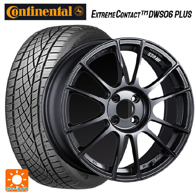 【最大3万円OFFクーポン 5/16 1:59迄】215/50R17 95W XL コンチネンタル エクストリームコンタクト DWS06プラス 正規品 タナベ SSR GT X04 ダークガンメタ 17-7J 国産車用 サマータイヤホイール4本セット