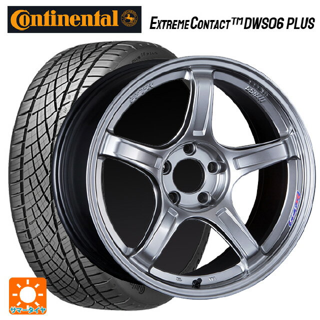 【最大3万円OFFクーポン 5/16 1:59迄】215/50R17 95W XL コンチネンタル エクストリームコンタクト DWS06プラス 正規品 タナベ SSR GT X03 クロムシルバー 17-7J 国産車用 サマータイヤホイール4本セット