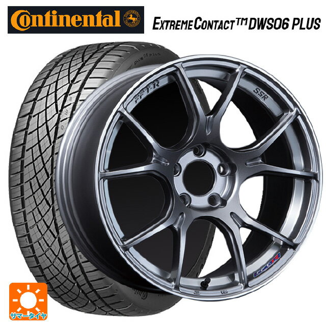 トヨタ GRヤリス(PA系)用 255/35R18 94Y XL コンチネンタル エクストリームコンタクト DWS06プラス 正規品 SSR GT X02 ダークシルバー 新品サマータイヤホイール 4本セット