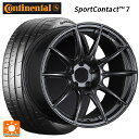 トヨタ GRヤリス(PA系)用 235/40R18 95Y XL コンチネンタル スポーツコンタクト 7 正規品 SSR GT X01 フラットブラック 新品サマータイヤホイール 4本セット