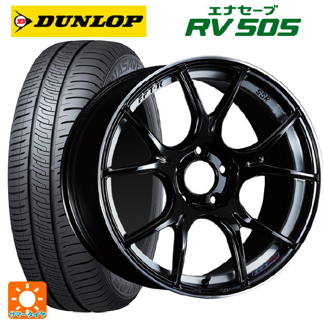 トヨタ プリウス(50系)用 215/45R17 91W ダンロップ エナセーブ RV505 # タナベ SSR GT X02 グロスブラック 新品サマータイヤホイール 4本セット