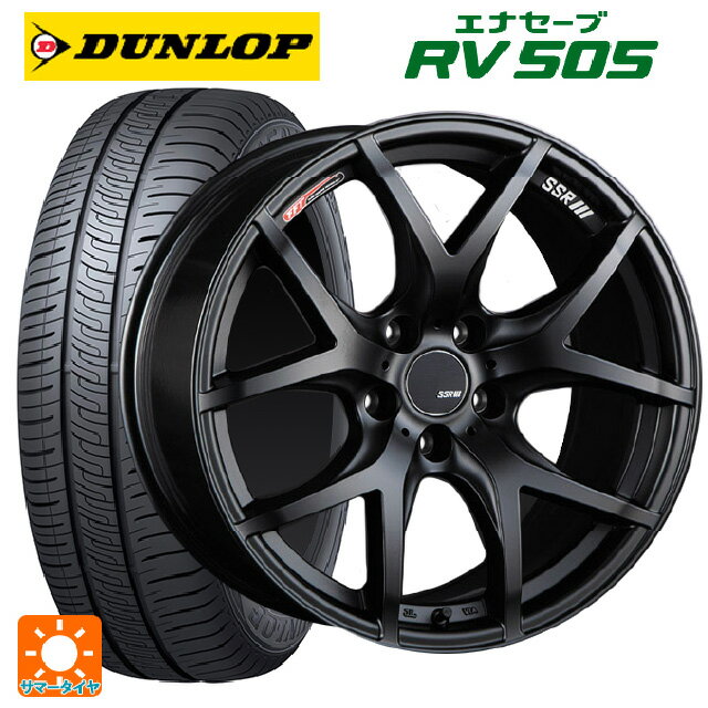 215/45R17 91W ダンロップ エナセーブ RV505 # タナベ SSR GT V03 フラットブラック 17-7J 国産車用 サマータイヤホイール4本セット