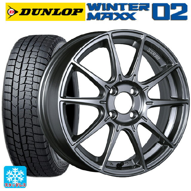 【最大3万円OFFクーポン 5/16 1:59迄】215/50R17 91Q ダンロップ ウィンターマックス 02(WM02) タナベ SSR GT X01 ダークシルバー 17-7J 国産車用 スタッドレスタイヤホイール4本セット