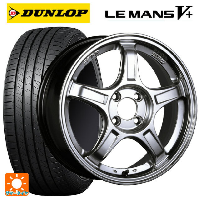 【6/15〜16限定 全品P5倍＆クーポン】165/45R16 74V ダンロップ ルマン5プラス(ルマン5+) タナベ SSR GT X03 クロムシルバー 16-5.5J 国産車用 サマータイヤホイール4本セット