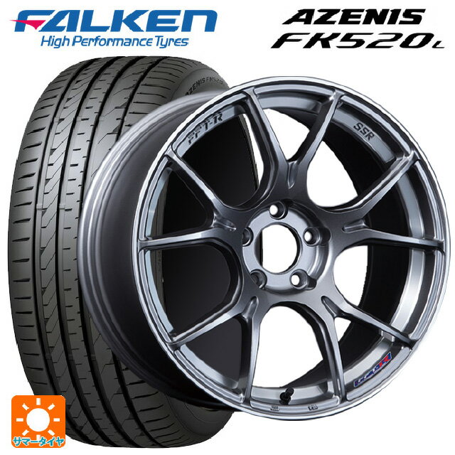 トヨタ GRヤリス(PA系)用 255/35R18 94Y XL ファルケン アゼニス FK520L SSR GT X02 ダークシルバー 新品サマータイヤホイール 4本セット