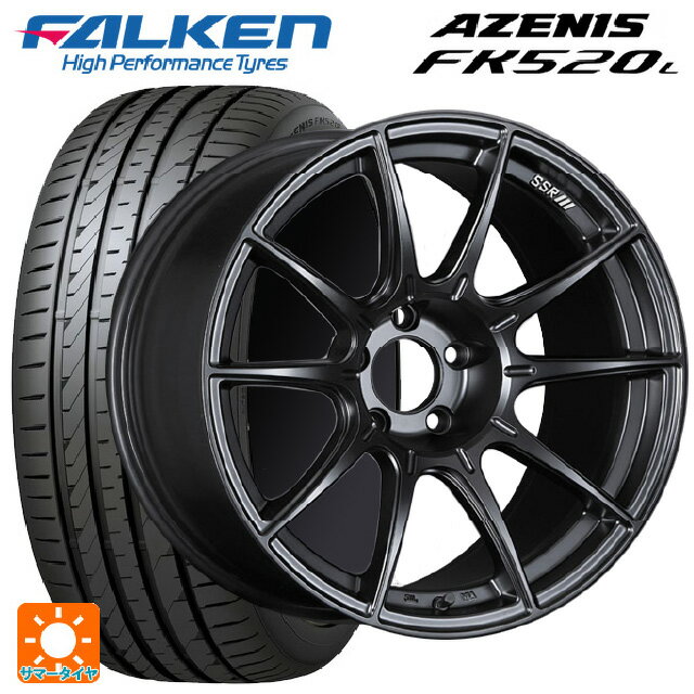 225/45R18 95Y XL ファルケン アゼニス FK520L タナベ SSR GT X01 フラットブラック 18-7.5J 国産車用 サマータイヤホイール4本セット