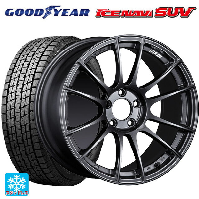 215/50R18 92Q グッドイヤー アイスナビ SUV タナベ SSR GT X04 ダークガンメタ 18-7.5J 国産車用 スタッドレスタイヤホイール4本セット