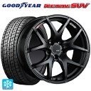 トヨタ アルファード(30系)用 225/60R17 99Q グッドイヤー アイスナビ SUV # タナベ SSR GT V03 フラットブラック 新品スタッドレスタイヤホイール 4本セット
