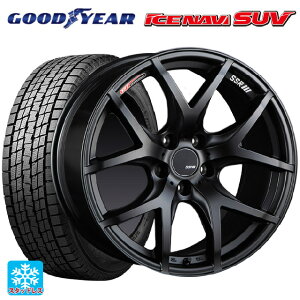 トヨタ アルファード(30系)用 225/60R17 99Q グッドイヤー アイスナビ SUV # タナベ SSR GT V03 フラットブラック 新品スタッドレスタイヤホイール 4本セット