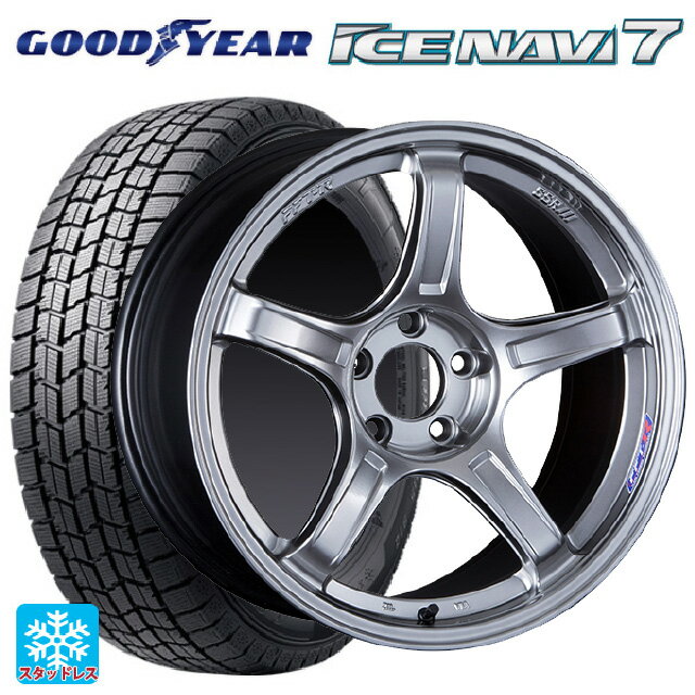 225/45R18 91Q グッドイヤー アイスナビ7(限定) # タナベ SSR GT X03 クロムシルバー 18-7.5J 国産車用 スタッドレスタイヤホイール4本セット