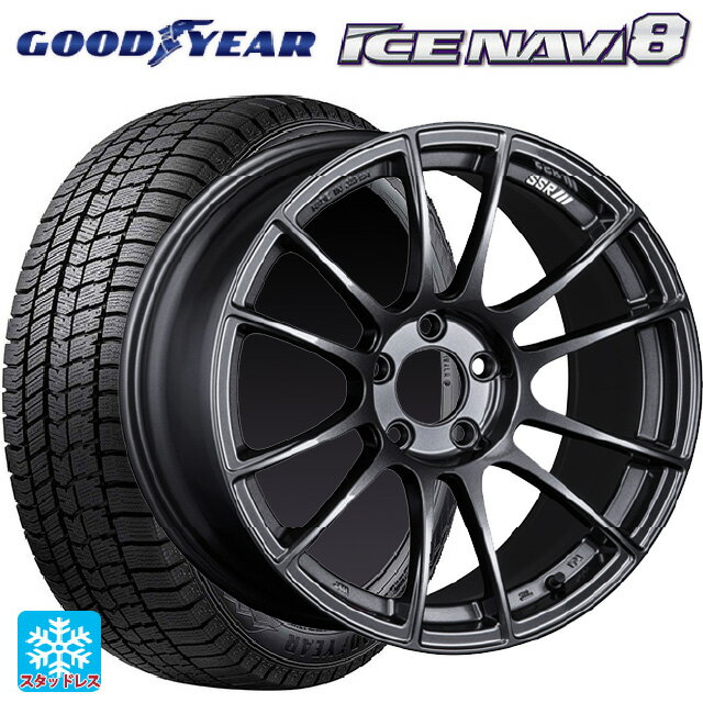 【最大3万円OFFクーポン 5/16 1:59迄】245/40R19 98Q XL グッドイヤー アイスナビ8 タナベ SSR GT X04 ダークガンメタ 19-8.5J 国産車用 スタッドレスタイヤホイール4本セット