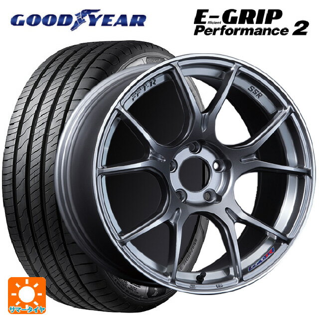 ホンダ ZR-V(RZ4)用 215/60R17 100V グッドイヤー エフィシェントグリップ パフォーマンス2 タナベ SSR GT X02 ダークシルバー 新品サマータイヤホイール 4本セット