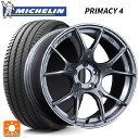 245/45R19 102W XL ミシュラン 正規品 プライマシー4 タナベ SSR GT X02 ダークシルバー 19-8.5J 国産車用 サマータイヤホイール4本セット