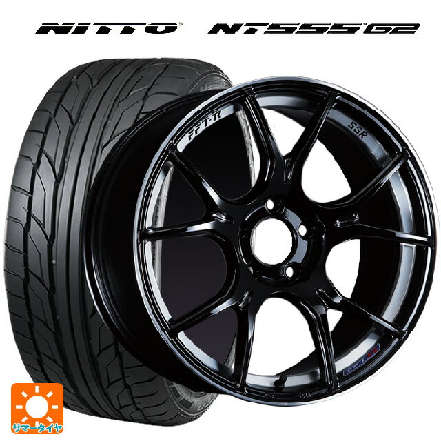 トヨタ GRヤリス(PA系)用 235/40R18 95Y XL ニットー NT555 G2 SSR GT X02 グロスブラック 新品サマータイヤホイール 4本セット