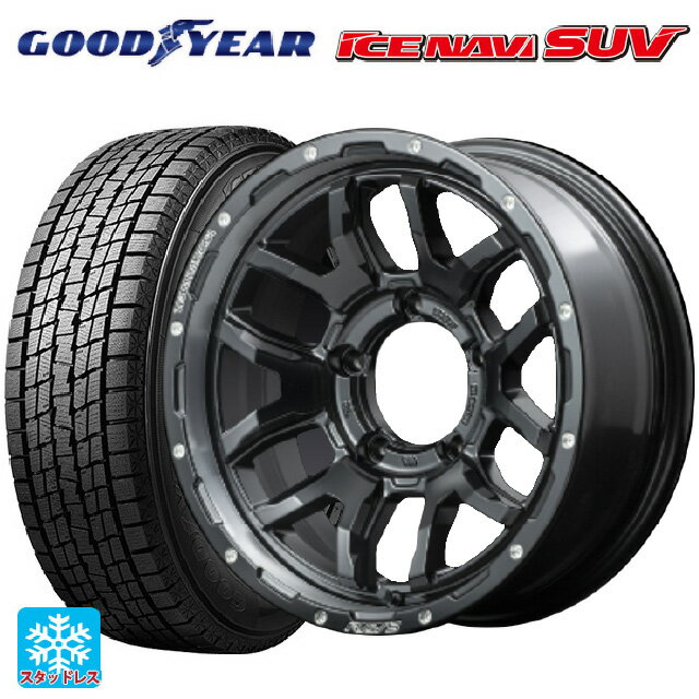 2025年製 175/80R16 91Q グッドイヤー アイスナビ SUV # レイズ チームデイトナ F6 ブースト N1 16-5.5J 国産車用 スタッドレスタイヤホイール4本セット