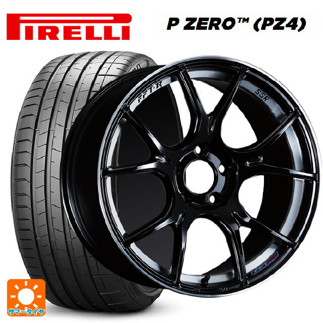 トヨタ GRヤリス(PA系)用 235/40R18 95Y XL ピレリ P-ZERO (PZ4) 正規品 SSR GT X02 グロスブラック 新品サマータイヤホイール 4本セット