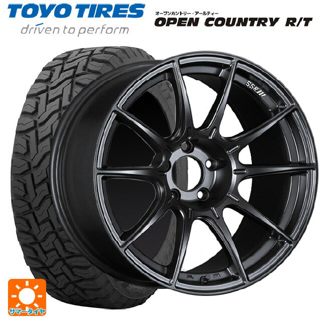 ホンダ ZR-V(RZ4)用 225/55R18 98Q トーヨー オープンカントリー RT ブラックレター # タナベ SSR GT X01 フラットブラック 新品サマータイヤホイール 4本セット