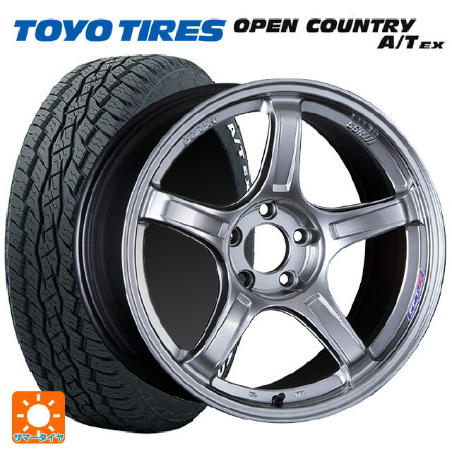 235/60R18 103H トーヨー オープンカントリー A/T EX ホワイトレター ＃ タナベ SSR GT X03 クロムシルバー 18-7.5J 国産車用 サマータイヤホイール4本セット