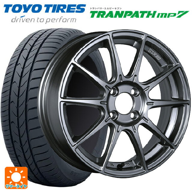 【6/15〜16限定 全品P5倍＆クーポン】205/50R17 93V トーヨー トランパス MP7 タナベ SSR GT X01 ダークシルバー 17-7J 国産車用 サマータイヤホイール4本セット
