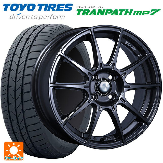 【6/22 20時〜 全品P5倍＆クーポン】175/55R15 77V トーヨー トランパス MP7 タナベ SSR GT X01 R スペック ダークガンメタ 15-6J 国産車用 サマータイヤホイール4本セット