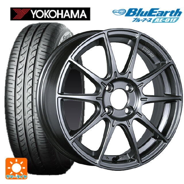 【6/15〜16限定 全品P5倍＆クーポン】175/65R15 84S ヨコハマ ブルーアース AE01F タナベ SSR GT X01 ダークシルバー 15-6J 国産車用 サマータイヤホイール4本セット