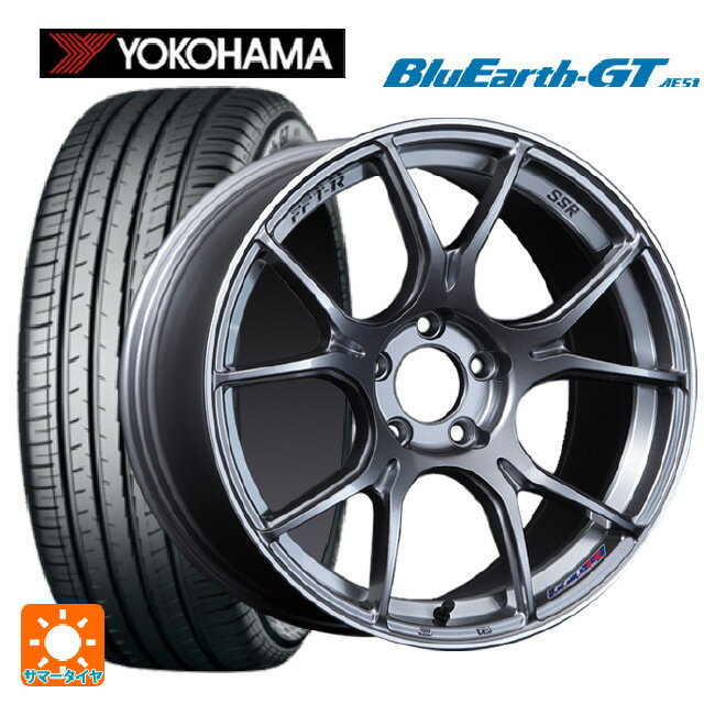 235/45R18 94W ヨコハマ ブルーアースGT AE51 タナベ SSR GT X02 ダークシルバー 18-8.5J 国産車用 サマータイヤホイール4本セット