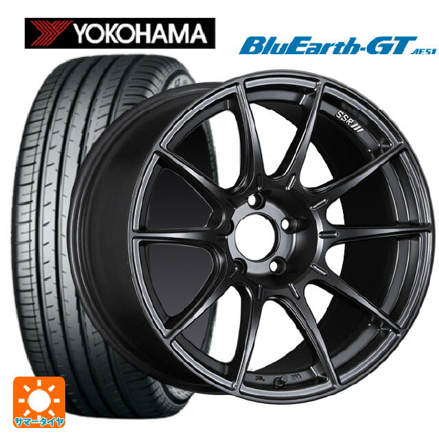 【最大3万円OFFクーポン 5/16 1:59迄】225/40R18 92W XL ヨコハマ ブルーアースGT AE51 タナベ SSR GT X01 フラットブラック 18-7.5J 国産車用 サマータイヤホイール4本セット