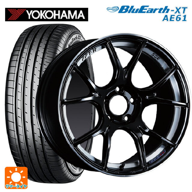 ホンダ ZR-V(RZ4)用 215/55R17 94V ヨコハマ ブルーアースXT AE61 タナベ SSR GT X02 グロスブラック 新品サマータイヤホイール 4本セット
