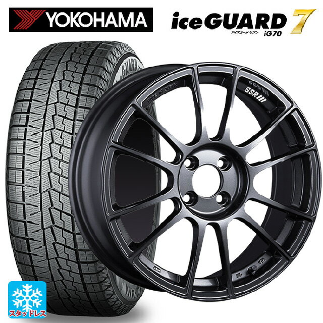 【6/4 20時〜 最大3万円OFFクーポン】165/50R16 75Q ヨコハマ アイスガード7(IG70) タナベ SSR GT X04 ダークガンメタ 16-5J 国産車用 スタッドレスタイヤホイール4本セット