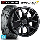 【10/27 10:59迄 全品P5倍&クーポン】245/45R19 10Q ヨコハマ アイスガード7(IG70) # タナベ SSR GT V03 フラットブラック 19-8.5J 国産車用 スタッドレスタイヤホイール4本セット