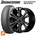195/80R15 107/105N ブリヂストン エコピア R710 正規品 # エムアイディー ナイトロパワー ジャベリン ブラックメタリックブラッククリア+ピアス&ミルド 15-6J 国産車用 サマータイヤホイール4本セット