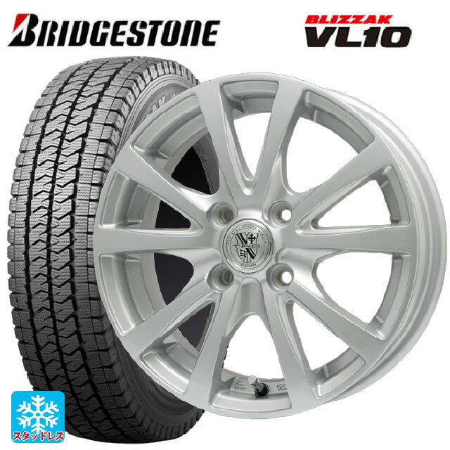 【最大3万円OFFクーポン 5/16 1:59迄】145/80R12 80/78N ブリヂストン ブリザック VL10 # 正規品 ビックウェイ TRGバーン FG 12-3.5J 国産車用 スタッドレスタイヤホイール4本セット