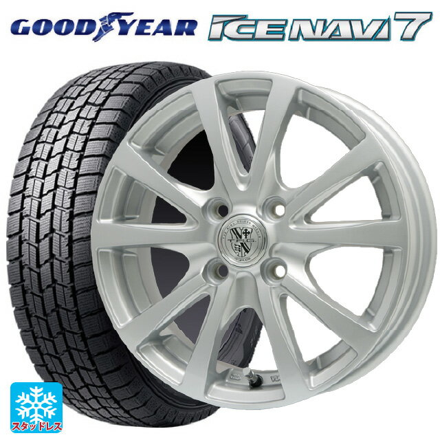 155/65R13 73Q グッドイヤー アイスナビ7(限定) # ビックウェイ TRGバーン FG 13-4J 国産車用 スタッドレスタイヤホイール4本セット