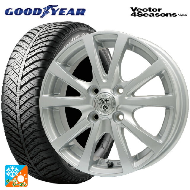 175/70R14 84H グッドイヤー ベクターフォーシーズンズ ハイブリッド ビックウェイ TRGバーン FG 14-5.5J 国産車用 オールシーズンタイヤホイール4本セット