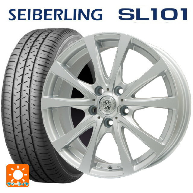 195/65R15 91S セイバーリング セイバーリング SL101(ブリヂストン工場生産） # ビックウェイ TRGバーン FG 15-6J 国産車用 サマータイヤホイール4本セット