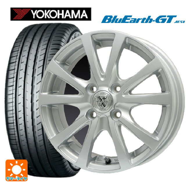 【最大3万円OFFクーポン 5/16 1:59迄】195/55R15 85V ヨコハマ ブルーアースGT AE51 ビックウェイ TRGバーン FG 15-5.5J 国産車用 サマータイヤホイール4本セット