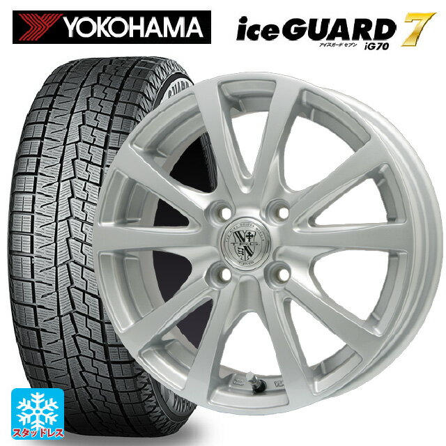 【最大3万円OFFクーポン 5/16 1:59迄】195/55R15 85Q ヨコハマ アイスガード7(IG70) ビックウェイ TRGバーン FG 15-5.5J 国産車用 スタッドレスタイヤホイール4本セット