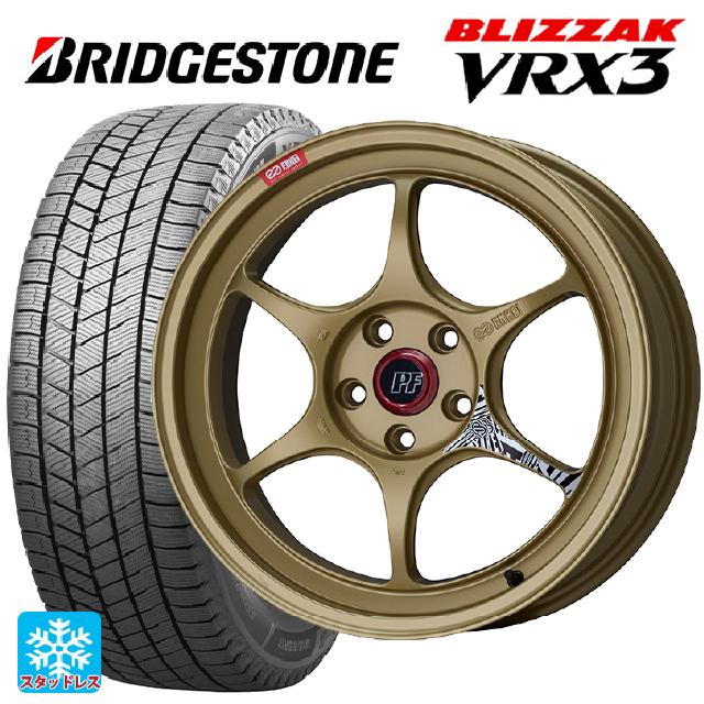 225/40R18 88Q ブリヂストン ブリザック VRX3 # 正規品 エンケイ パフォーマンスライン PF06 ゴールド 18-8J 国産車用 スタッドレスタイヤホイール4本セット