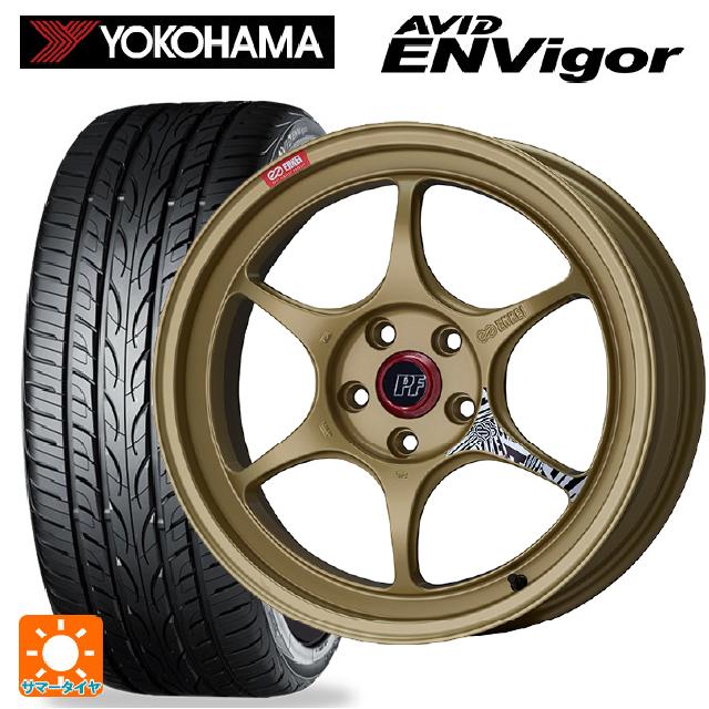 【5/9 20時〜 最大3万円OFFクーポン】225/40R18 92W XL ヨコハマ エービット エンビガー S321 エンケイ パフォーマンスライン PF06 ゴールド 18-8J 国産車用 サマータイヤホイール4本セット