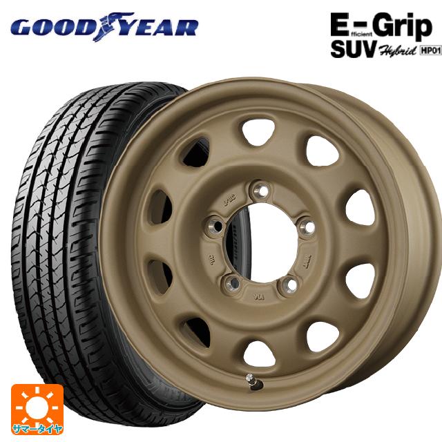 【最大3万円OFFクーポン 5/16 1:59迄】175/80R16 91S グッドイヤー エフィシェントグリップSUV HP01 ＃ トピー ランドフット SWZ CAFE LATTE 16-5.5J 国産車用 サマータイヤホイール4本セット