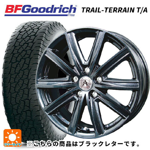 ミツビシ アウトランダー(5LA GNOW)用 235/60R18 107H XL BFグッドリッチ トレイルテレーン T/A ブラックレター 正規品 テクノピア アフロディーテ MZ # ディープメタル 新品サマータイヤホイール 4本セット