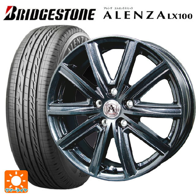 【6/11 1:59迄 全品ポイント5倍】225/50R18 95V ブリヂストン アレンザLX100 正規品(数量限定) # テクノピア アフロディーテ MZ ディープメタル 18-7.5J 国産車用 サマータイヤホイール4本セット