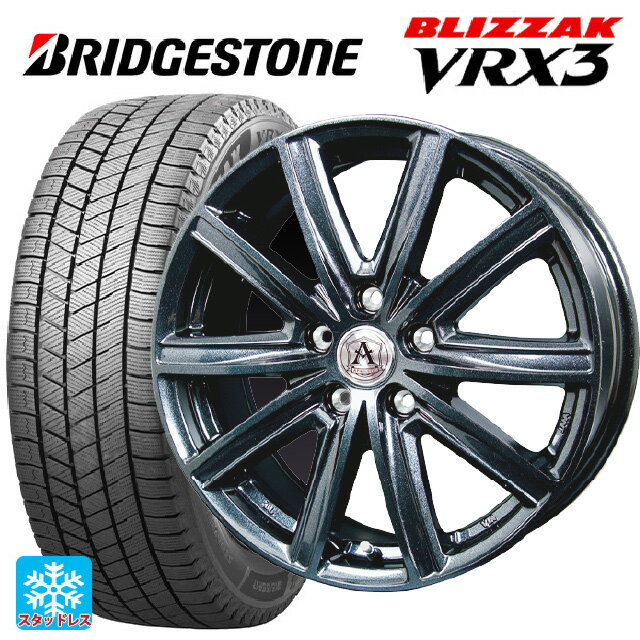 205/65R15 94Q ブリヂストン ブリザック VRX3 正規品 テクノピア アフロディーテ MZ ディープメタル 15-6J 国産車用 スタッドレスタイヤホイール4本セット