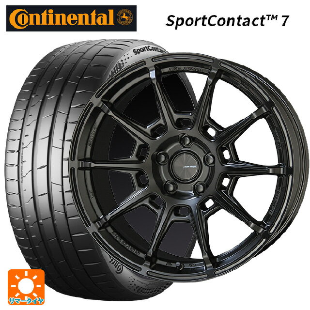 225/40R18 92Y XL コンチネンタル スポーツコンタクト 7 正規品 共豊 ガレルナ レフィーノ made by エンケイ MB 18-7.5J 国産車用 サマータイヤホイール4本セット