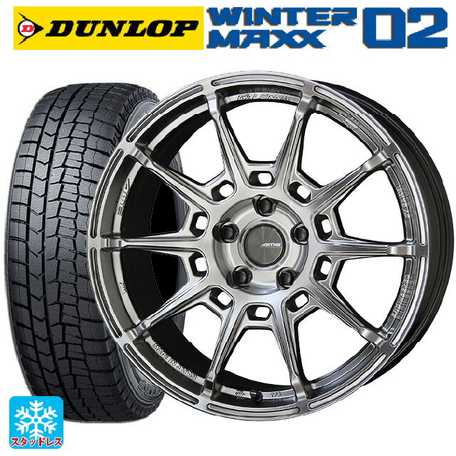 【6/15〜16限定 全品P5倍＆クーポン】165/55R15 75Q ダンロップ ウィンターマックス 02(WM02) 共豊 ガレルナ レフィーノ made by エンケイ HS 15-4.5J 国産車用 スタッドレスタイヤホイール4本セット