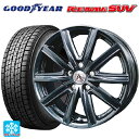 スバル レガシィアウトバック(BS系)用 225/65R17 102Q グッドイヤー アイスナビ SUV # テクノピア アフロディーテ MZ # ディープメタル 新品スタッドレスタイヤホイール 4本セット