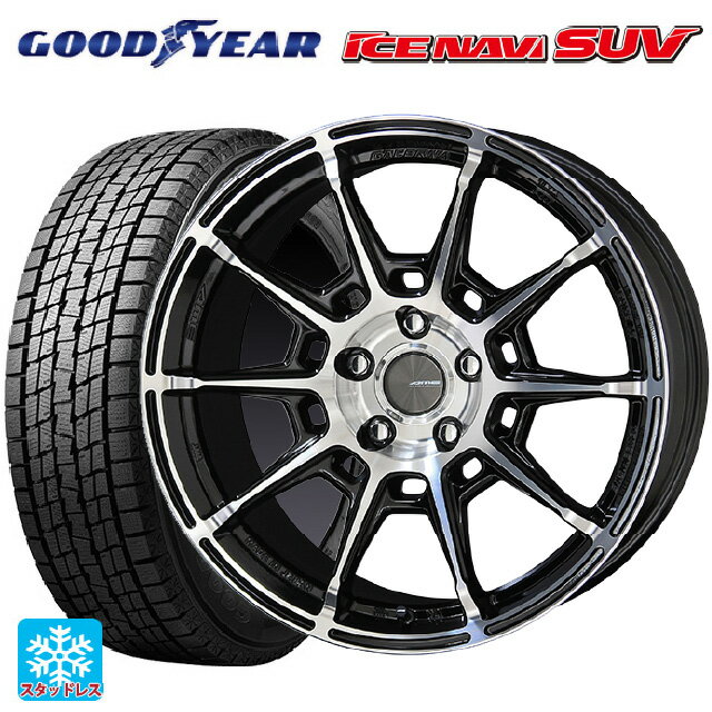スバル レガシィアウトバック(BS系)用 225/65R17 102Q グッドイヤー アイスナビ SUV # 共豊 ガレルナ レフィーノ made by エンケイ BP 新品スタッドレスタイヤホイール 4本セット