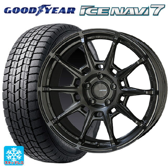 215/55R17 94Q グッドイヤー アイスナビ7(数量限定) # 共豊 ガレルナ レフィーノ made by エンケイ MB 17-7J 国産車用 スタッドレスタイヤホイール4本セット