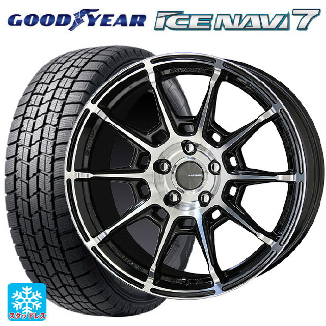 【6/15〜16限定 全品P5倍＆クーポン】185/65R15 88Q グッドイヤー アイスナビ7(数量限定) # 共豊 ガレルナ レフィーノ made by エンケイ BP 15-6J 国産車用 スタッドレスタイヤホイール4本セット